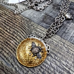 Chico's Bee Pendant Necklace
